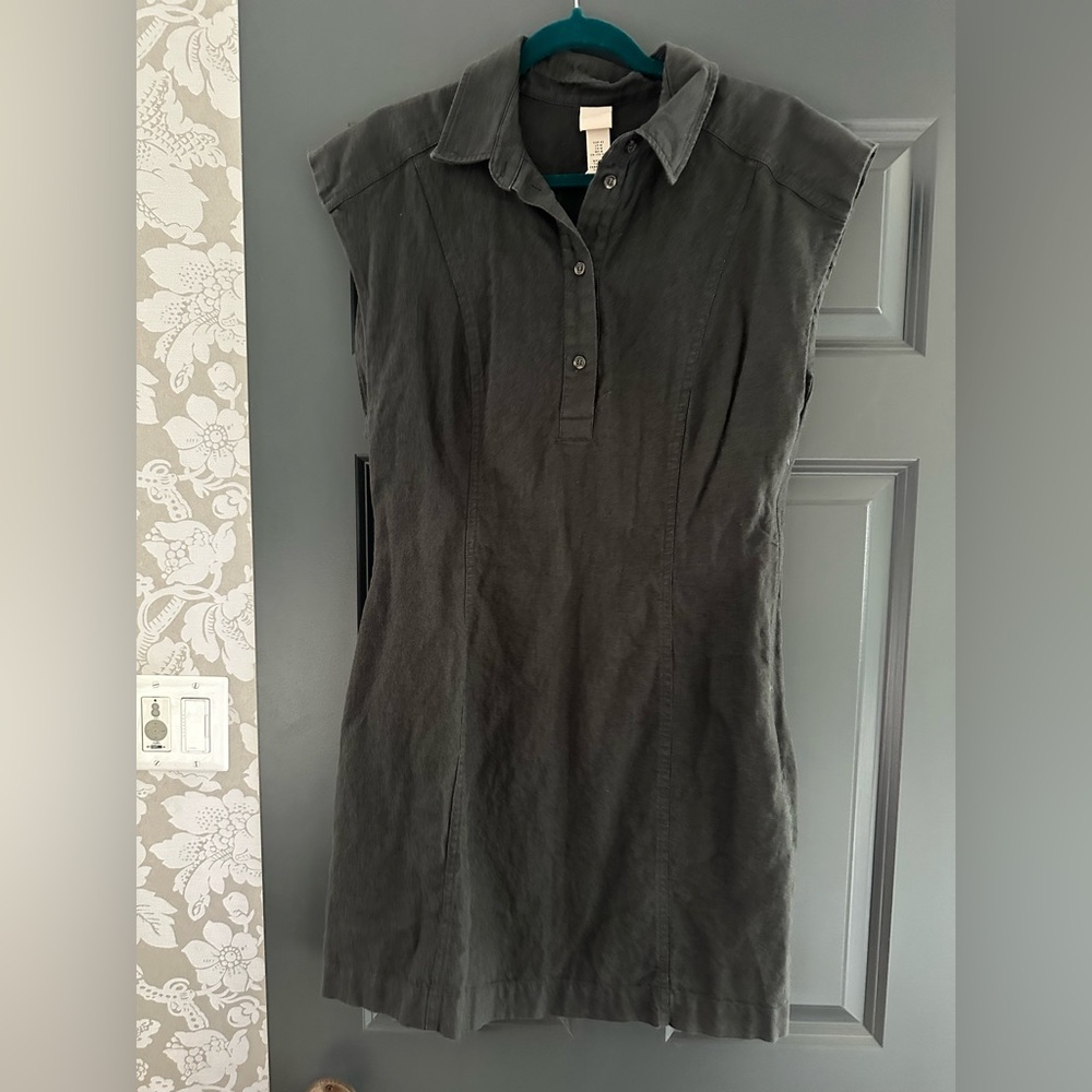 H&M Med Linen Blend Dress